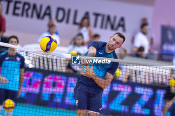 2024-08-23 - warm up Cisterna Volle - CISTERNA VOLLEY VS ITALY U20 - FRIENDLY MATCH - VOLLEYBALL