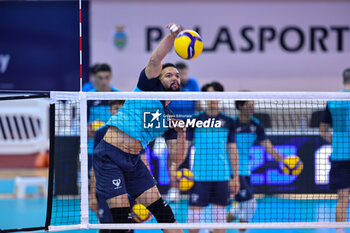 2024-08-23 - warm up Cisterna Volle - CISTERNA VOLLEY VS ITALY U20 - FRIENDLY MATCH - VOLLEYBALL