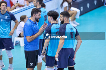 2024-08-23 - head coach Guillermo Falasca (Cisterna Volley) - CISTERNA VOLLEY VS ITALY U20 - FRIENDLY MATCH - VOLLEYBALL