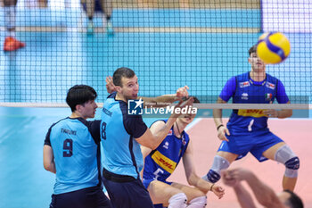 2024-08-23 - Yuga Tarumi (Cisterna Volley) and Daniele Mazzone (Cisterna Volley) - CISTERNA VOLLEY VS ITALY U20 - FRIENDLY MATCH - VOLLEYBALL