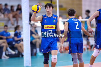 2024-08-23 - Daniele Carpita (Italia U20) - CISTERNA VOLLEY VS ITALY U20 - FRIENDLY MATCH - VOLLEYBALL