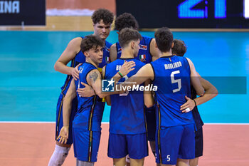 2024-08-23 - Italia U20 exultance - CISTERNA VOLLEY VS ITALY U20 - FRIENDLY MATCH - VOLLEYBALL