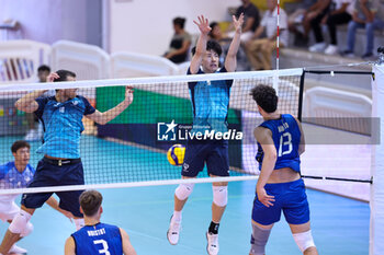 2024-08-23 - Tommaso Barotto (Italia U20) spike - CISTERNA VOLLEY VS ITALY U20 - FRIENDLY MATCH - VOLLEYBALL