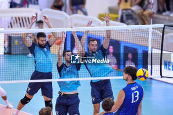 2024-08-23 - Cisterna Volley block - CISTERNA VOLLEY VS ITALY U20 - FRIENDLY MATCH - VOLLEYBALL