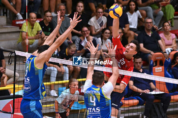 11/09/2024 - Actions of the game and players' images during the match between Itas Trentino and Gas Sales Bluenergy  Piacenza at PalaRomare Schio  11 September 2024, in the 2° Trofeo Citta di Schio - ITAS TRENTINO VS GAS SALES BLUENERGY PIACENZA - AMICHEVOLI - VOLLEY