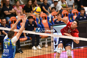 11/09/2024 - Actions of the game and players' images during the match between Itas Trentino and Gas Sales Bluenergy  Piacenza at PalaRomare Schio  11 September 2024, in the 2° Trofeo Citta di Schio - ITAS TRENTINO VS GAS SALES BLUENERGY PIACENZA - AMICHEVOLI - VOLLEY