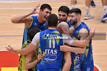 11/09/2024 - Actions of the game and players' images during the match between Itas Trentino and Gas Sales Bluenergy  Piacenza at PalaRomare Schio  11 September 2024, in the 2° Trofeo Citta di Schio - ITAS TRENTINO VS GAS SALES BLUENERGY PIACENZA - AMICHEVOLI - VOLLEY