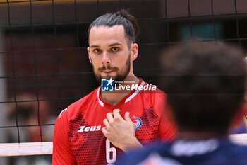 11/09/2024 - Actions of the game and players' images during the match between Itas Trentino and Gas Sales Bluenergy  Piacenza at PalaRomare Schio  11 September 2024, in the 2° Trofeo Citta di Schio - ITAS TRENTINO VS GAS SALES BLUENERGY PIACENZA - AMICHEVOLI - VOLLEY