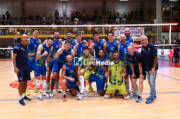 11/09/2024 - Actions of the game and players' images during the match between Itas Trentino and Gas Sales Bluenergy  Piacenza at PalaRomare Schio  11 September 2024, in the 2° Trofeo Citta di Schio - ITAS TRENTINO VS GAS SALES BLUENERGY PIACENZA - AMICHEVOLI - VOLLEY