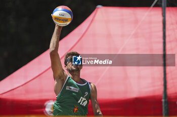 2024-06-23 - Carlo Bonifazi (ITA) in action - WORLD BEACH PRO TOUR - BEACH VOLLEY - VOLLEYBALL