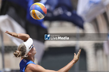 2024-06-23 - Reka Orsi Toth (ITA) in action - WORLD BEACH PRO TOUR - BEACH VOLLEY - VOLLEYBALL