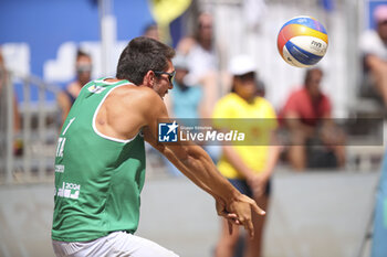 2024-06-23 - Gianluca Dal Corso (ITA) in action - WORLD BEACH PRO TOUR - BEACH VOLLEY - VOLLEYBALL