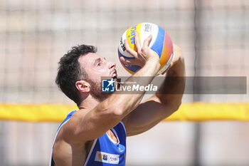 2024-06-23 - Davide Benzi (ITA) in action - WORLD BEACH PRO TOUR - BEACH VOLLEY - VOLLEYBALL