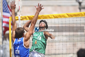 2024-06-23 - Marco Viscovich (ITA) in action - WORLD BEACH PRO TOUR - BEACH VOLLEY - VOLLEYBALL