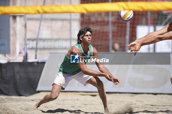 2024-06-23 - Marco Viscovich (ITA) in action - WORLD BEACH PRO TOUR - BEACH VOLLEY - VOLLEYBALL