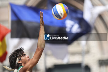 2024-06-23 - Marco Viscovich (ITA) in action - WORLD BEACH PRO TOUR - BEACH VOLLEY - VOLLEYBALL