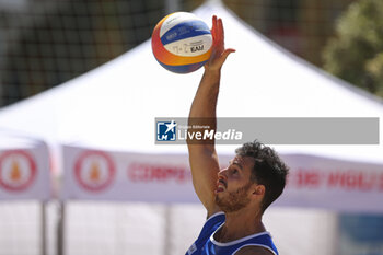 2024-06-23 - Davide Benzi (ITA) in action - WORLD BEACH PRO TOUR - BEACH VOLLEY - VOLLEYBALL