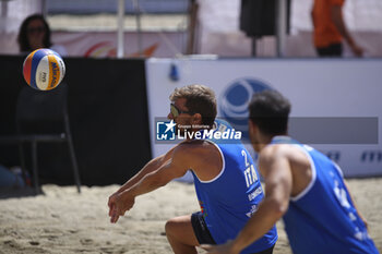 2024-06-23 - Carlo Bonifazi (ITA) in action - WORLD BEACH PRO TOUR - BEACH VOLLEY - VOLLEYBALL