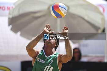 2024-06-23 - Marco Viscovich (ITA) in action - WORLD BEACH PRO TOUR - BEACH VOLLEY - VOLLEYBALL