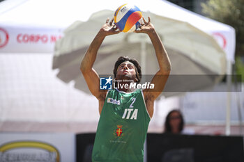 2024-06-23 - Marco Viscovich (ITA) in action - WORLD BEACH PRO TOUR - BEACH VOLLEY - VOLLEYBALL