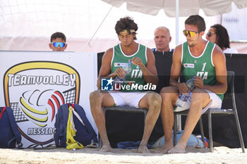 2024-06-23 - Marco Viscovich (ITA) and Gianluca Dal Corso (ITA) - WORLD BEACH PRO TOUR - BEACH VOLLEY - VOLLEYBALL