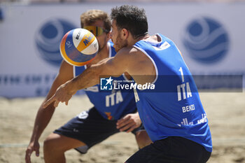 2024-06-23 - Davide Benzi (ITA) in action - WORLD BEACH PRO TOUR - BEACH VOLLEY - VOLLEYBALL