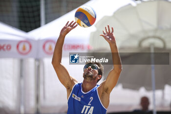 2024-06-23 - Carlo Bonifazi (ITA) in action - WORLD BEACH PRO TOUR - BEACH VOLLEY - VOLLEYBALL