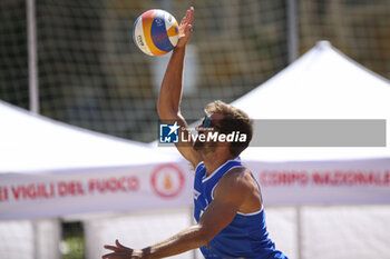 2024-06-23 - Carlo Bonifazi (ITA) in action - WORLD BEACH PRO TOUR - BEACH VOLLEY - VOLLEYBALL