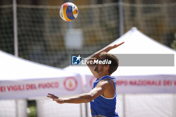 2024-06-23 - Carlo Bonifazi (ITA) in action - WORLD BEACH PRO TOUR - BEACH VOLLEY - VOLLEYBALL