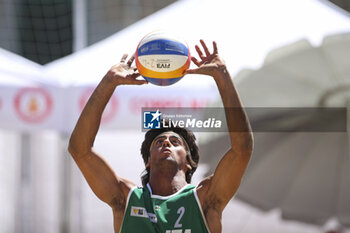 2024-06-23 - Marco Viscovich (ITA) in action - WORLD BEACH PRO TOUR - BEACH VOLLEY - VOLLEYBALL