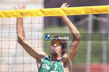 2024-06-23 - Gianluca Dal Corso (ITA) in action - WORLD BEACH PRO TOUR - BEACH VOLLEY - VOLLEYBALL