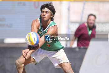 2024-06-23 - Marco Viscovich (ITA) in action - WORLD BEACH PRO TOUR - BEACH VOLLEY - VOLLEYBALL