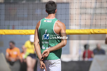 2024-06-23 - Gianluca Dal Corso (ITA) calls the play - WORLD BEACH PRO TOUR - BEACH VOLLEY - VOLLEYBALL