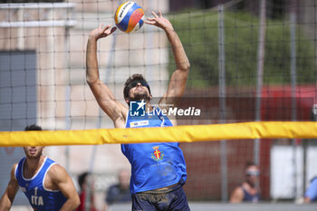 2024-06-23 - Carlo Bonifazi (ITA) in action - WORLD BEACH PRO TOUR - BEACH VOLLEY - VOLLEYBALL