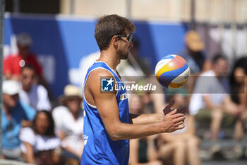 2024-06-23 - Carlo Bonifazi (ITA) in action - WORLD BEACH PRO TOUR - BEACH VOLLEY - VOLLEYBALL