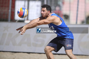 2024-06-23 - Davide Benzi (ITA) in action - WORLD BEACH PRO TOUR - BEACH VOLLEY - VOLLEYBALL