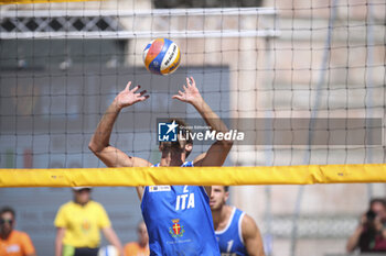 2024-06-23 - Carlo Bonifazi (ITA) in action - WORLD BEACH PRO TOUR - BEACH VOLLEY - VOLLEYBALL