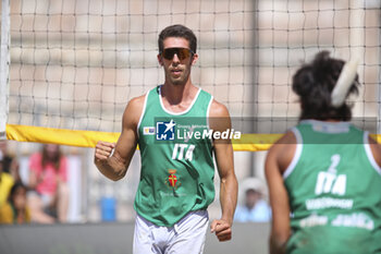 2024-06-23 - Gianluca Dal Corso (ITA) celebrates the point scored - WORLD BEACH PRO TOUR - BEACH VOLLEY - VOLLEYBALL