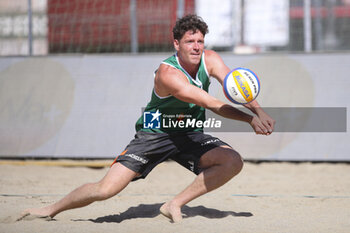 2024-06-23 - Dirk Boehle (NED) in action - WORLD BEACH PRO TOUR - BEACH VOLLEY - VOLLEYBALL