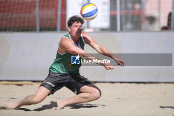 2024-06-23 - Dirk Boehle (NED) in action - WORLD BEACH PRO TOUR - BEACH VOLLEY - VOLLEYBALL