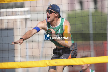 2024-06-23 - Mees Sengers (NED) in action - WORLD BEACH PRO TOUR - BEACH VOLLEY - VOLLEYBALL