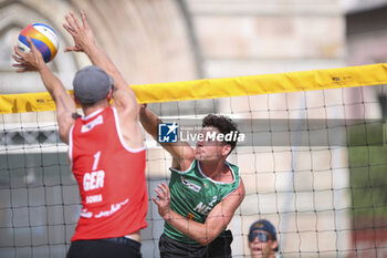 2024-06-23 - Dirk Boehle (NED) in action - WORLD BEACH PRO TOUR - BEACH VOLLEY - VOLLEYBALL