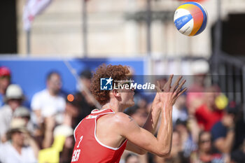 2024-06-23 - Maximilian Just (GER) in action - WORLD BEACH PRO TOUR - BEACH VOLLEY - VOLLEYBALL