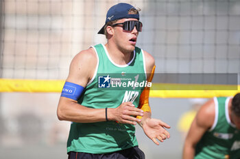 2024-06-23 - Mees Sengers (NED) in action - WORLD BEACH PRO TOUR - BEACH VOLLEY - VOLLEYBALL