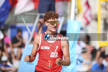 2024-06-23 - Maximilian Just (GER) celebration - WORLD BEACH PRO TOUR - BEACH VOLLEY - VOLLEYBALL