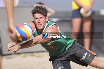 2024-06-23 - Dirk Boehle (NED) in action - WORLD BEACH PRO TOUR - BEACH VOLLEY - VOLLEYBALL