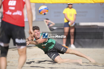 2024-06-23 - Dirk Boehle (NED) in action - WORLD BEACH PRO TOUR - BEACH VOLLEY - VOLLEYBALL