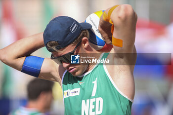 2024-06-23 - Mees Sengers (NED) in action - WORLD BEACH PRO TOUR - BEACH VOLLEY - VOLLEYBALL