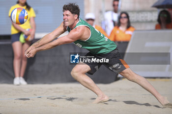 2024-06-23 - Dirk Boehle (NED) in action - WORLD BEACH PRO TOUR - BEACH VOLLEY - VOLLEYBALL