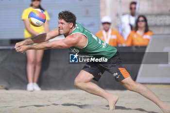 2024-06-23 - Dirk Boehle (NED) in action - WORLD BEACH PRO TOUR - BEACH VOLLEY - VOLLEYBALL